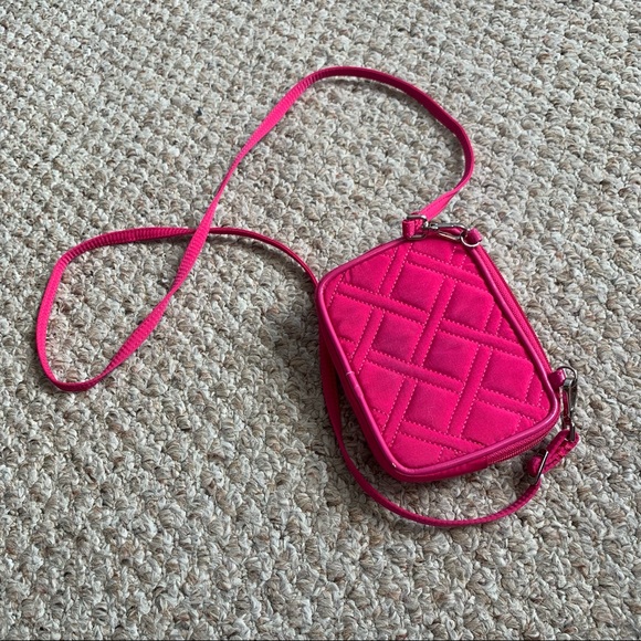 Pink Vera Bradley Crossbody Wallet - Picture 6 of 7
